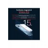 Ασύρματη εξωτερική μπαταρία MagSafe MS1 Pro 5000 mAh, 20W, Για iPhone και Android, Μαγνητική, Λευκή