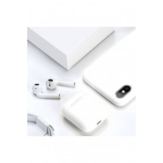 TWS i11s Earbud Bluetooth Handsfree Ακουστικά με θήκη φόρτισης Λευκή