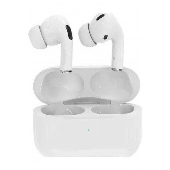 Ακουστικά i3 Pro in-ear Bluetooth Handsfree με αντίσταση στον ιδρώτα και θήκη φόρτισης Λευκό