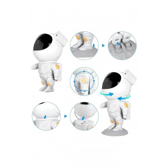 Προϊόν Astronaut LED Projector – Projects Stars and Galaxies, Decorative Design
