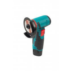 Μίνι φορητός γωνιακός μύλος 12V, δίσκος 76 mm, μπλε-μαύρος, 2 μπαταρίες