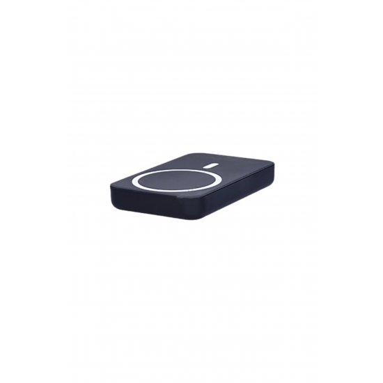 Εξωτερική μπαταρία με ασύρματη φόρτιση, MagSafe 5000 mAh, συμβατή με iPhone 12-17, Μαύρο