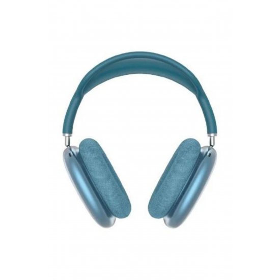 Ασύρματα ακουστικά, P9, bluetooth, μπλε