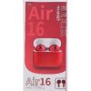 Ακουστικά ανοιχτής ακρόασης Bluetooth TWS Air16 με θήκη φόρτισης κόκκινο