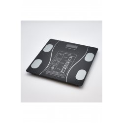 Smart Body Diagnostic Scale Από 4mm tempered glass με μεζούρα 150cm, 180kg,