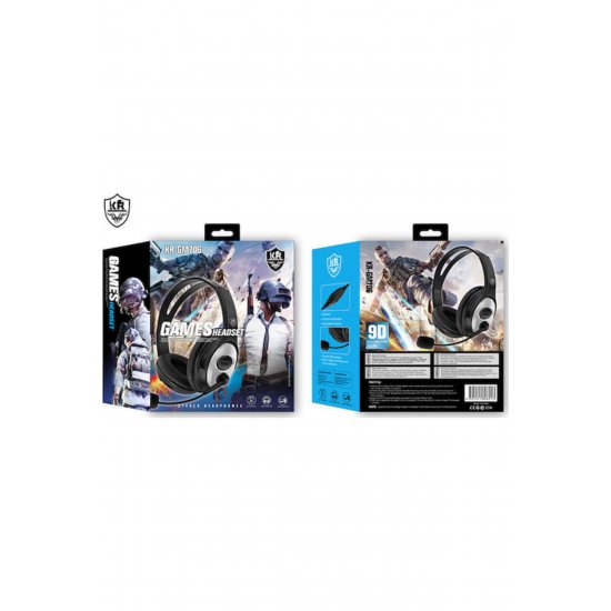 KR Audio KR-GM706 over-ear Gaming ακουστικά with Connection 3,5mm