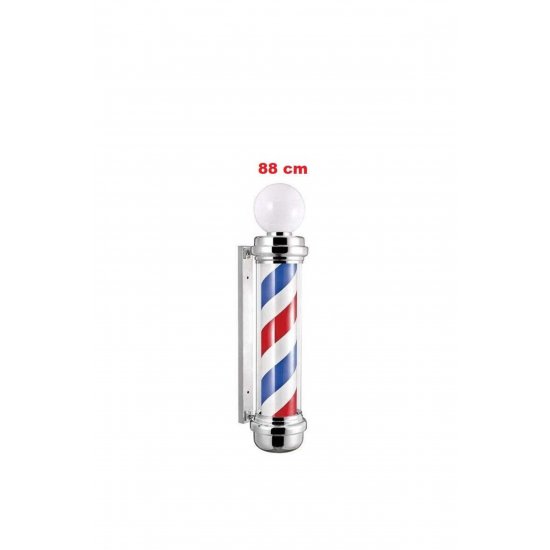 Λογότυπο Barber Shop, Barbershop Illuminated Advertising, Barber Pole, 88CM c Λογότυπο Barber Shop, Barbershop Illuminated Advertising, Barber Pole, 88CM c