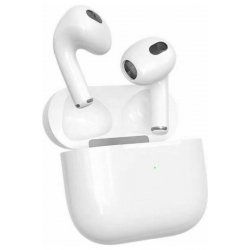 Ακουστικά Pro 6s in-ear Bluetooth Handsfree με θήκη φόρτισης Λευκή