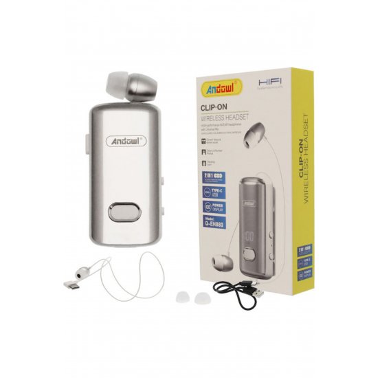 Ακουστικά Bluetooth Handsfree Q-EH880 Γκρι Ακουστικά Bluetooth Handsfree Q-EH880 Γκρι