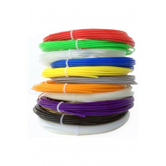 PLA 3D Printer Filament 1,75mm Πολύχρωμο 0,615kg 20pcs Κωδικός Ανταλλακτικού: FDPLA10M