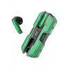 Q-E07 Earbud Bluetooth Handsfree ακουστικά με πράσινη θήκη φόρτισης