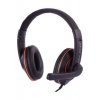 X10 Over Ear Gaming Headset με σύνδεση 3,5mm Μαύρο / Πορτοκαλί