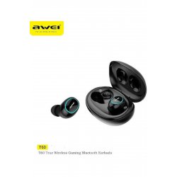 Ακουστικά ανοιχτής ακρόασης Bluetooth TWS Air16 με μπλε θήκη φόρτισης