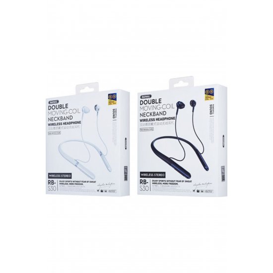 RB-S30 Ακουστικά Bluetooth Handsfree για εσωτερικό αυτί με λευκά αντίσταση στον ιδρώτα