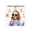 Σετ 2 ασύρματων μικροφώνων καραόκε με ηχείο, Bluetooth, RGB LED, ήχο 3D, 5 εφέ, MicroSD, AUX