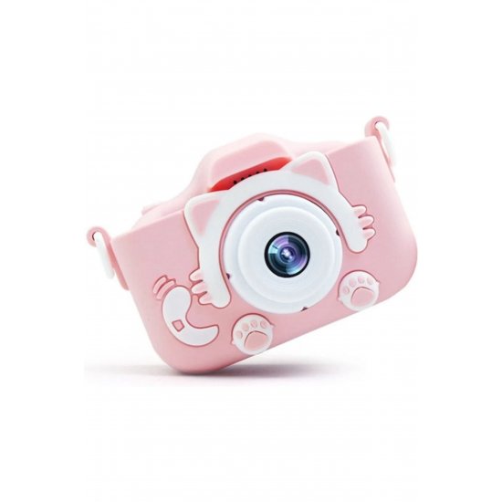 Q1 Kitty Kids Παιδική κάμερα 12MP Ροζ