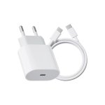 Φορτιστής FastCharge USB-C 20W με καλώδιο Type-C 1m, Λευκό