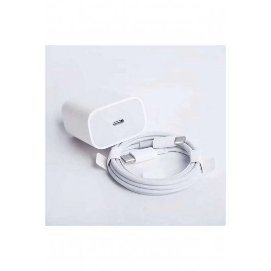 Φορτιστής FastCharge USB-C 20W με καλώδιο Type-C 1m, Λευκό
