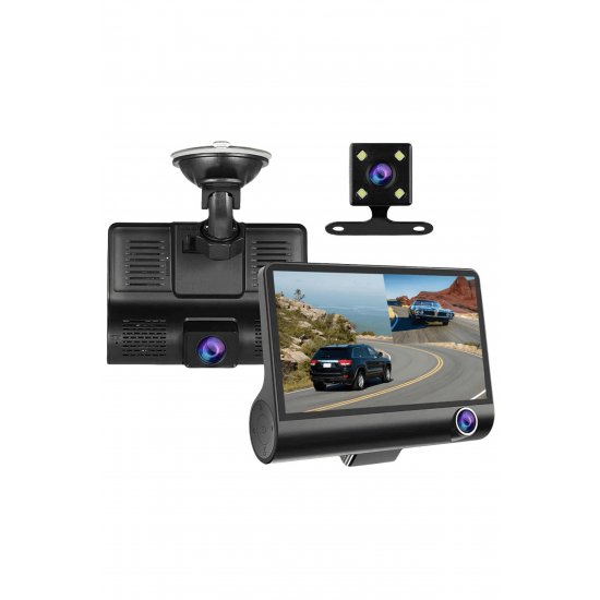 Dash Cam με εσωτερική-εξωτερική μαγνητοσκόπηση, ανάλυση Full HD Dash Cam με εσωτερική-εξωτερική μαγνητοσκόπηση, ανάλυση Full HD