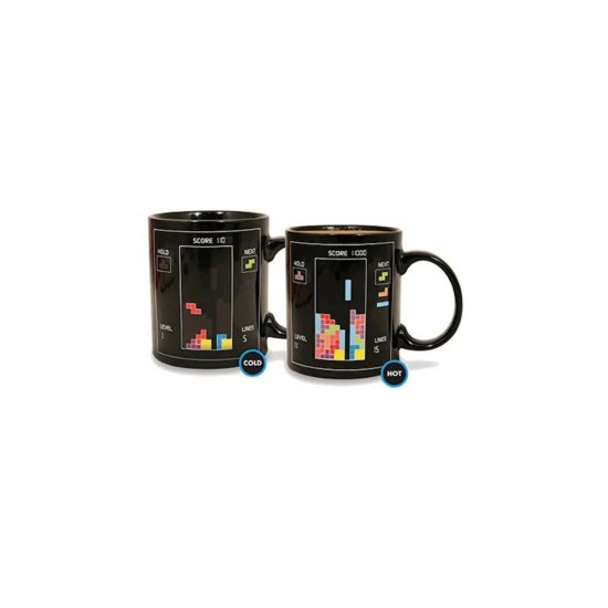 Κούπα Tetris Heat Change Ceramic Black 330ml