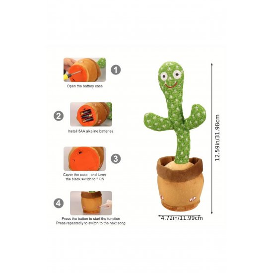 Παιχνίδι Dancing Cactus, 37cm, παιδική ψυχαγωγία