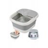 Πτυσσόμενο Foot Spa Massager με θέρμανση, φυσαλίδες και ρολά, 500W, 15L