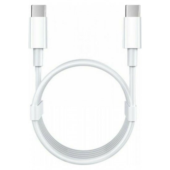 RC-068 USB 2.0 Καλώδιο USB-C Αρσενικό - USB-C 65W PD Λευκό 1m