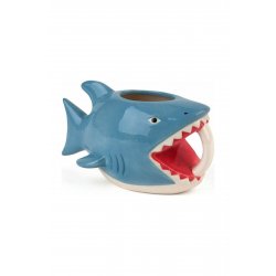Shark - Bite Me Κούπα Κεραμικό Μπλε 650ml