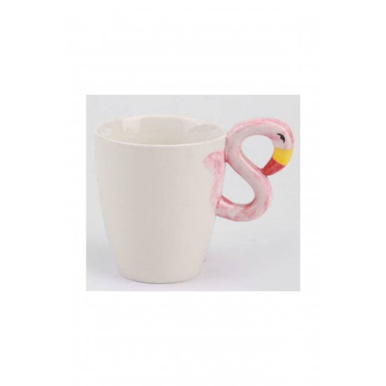 Κούπα 3D Flamingo Κεραμική Πολύχρωμη 450ml