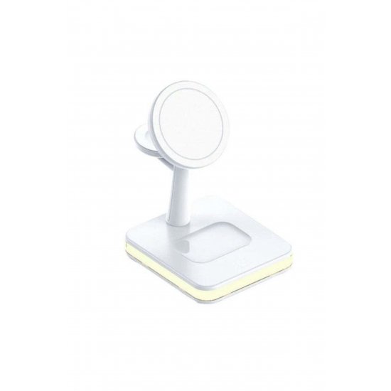 Ασύρματος φορτιστής (Qi Pad) 25W Λευκά