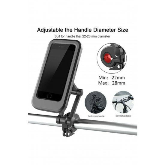 Mount Phone Motorcycle with Waterproof Case 6,5