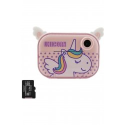 THD Pixels C3Pro Pink Unicorn Παιδική κάμερα 12MP με θερμική εκτύπωση ροζ