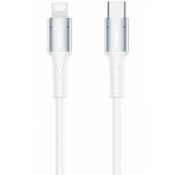 RC-198i Πλεγμένο καλώδιο USB-C σε Lightning 20W Λευκό 1m (RC-198i)