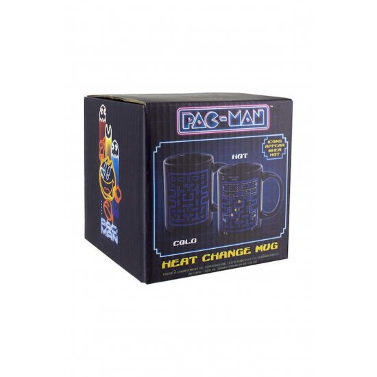 Pac Man Heat Change Κεραμική Μαύρη Κούπα 330ml Κωδικός: PP4360PM