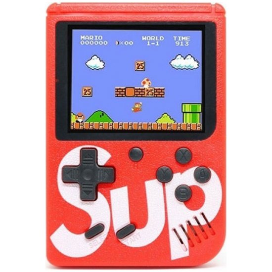 Μίνι Ηλεκτρονική παιδική κονσόλα χειρός 8 bit για ηλικίες 6+ Κόκκινη