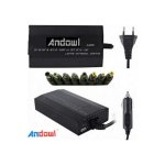 Qa23 Universal Laptop Charger 120W 24V με αποσπώμενο καλώδιο ρεύματος και με σετ βύσματος Κωδικός: Q-A23