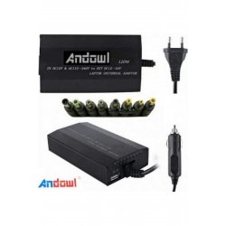 Qa23 Universal Laptop Charger 120W 24V με αποσπώμενο καλώδιο ρεύματος και με σετ βύσματος Κωδικός: Q-A23