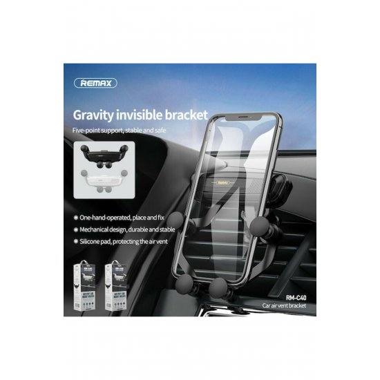 RM-C40 Car Mobile Mount with Adjustable Hooks Μαύρο Κωδ: 65869985