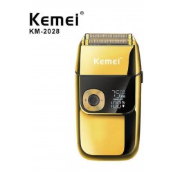 Ηλεκτρική ξυριστική μηχανή προσώπου KM-2028 Gold Foil Επαναφορτιζόμενη