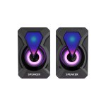 Ηχεία 2.0 με μαύρο RGB 6W