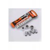 Σετ 12 τεμαχίων Tubular Socket 8–24 mm, Ασημί/Πορτοκαλί