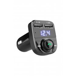 Αυτόματος διαμορφωτής Bluetooth 2xUsb 3.1A και βολτόμετρο