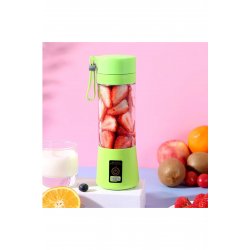 Φορητό Μίνι Μπλέντερ, 2 Λεπίδες, 380 ml, Πράσινο, Επαναφορτιζόμενο USB