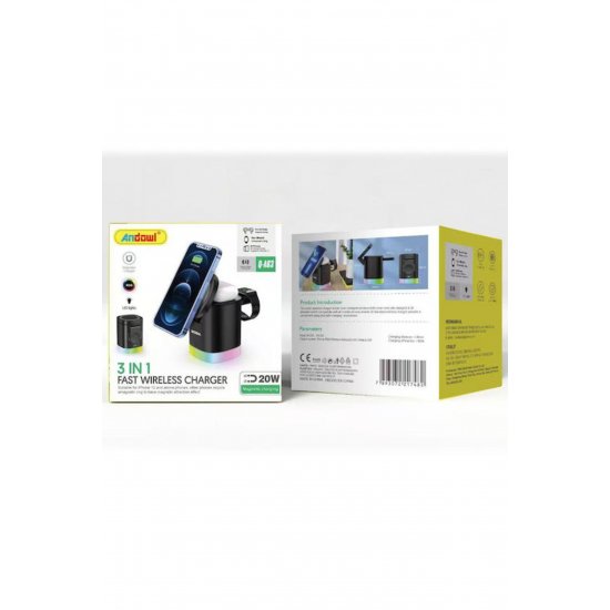 Ασύρματος φορτιστής (Qi Pad) 20W Μαύροι (Q-A63) Ασύρματος φορτιστής (Qi Pad) 20W Μαύροι (Q-A63)