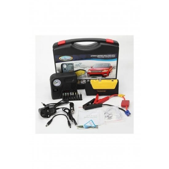 68800mAh Car Jump Starter Kit, Jump Starter με συμπιεστή, φακό LED και φόρτιση USB