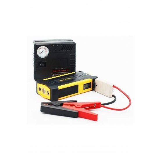 68800mAh Car Jump Starter Kit, Jump Starter με συμπιεστή, φακό LED και φόρτιση USB