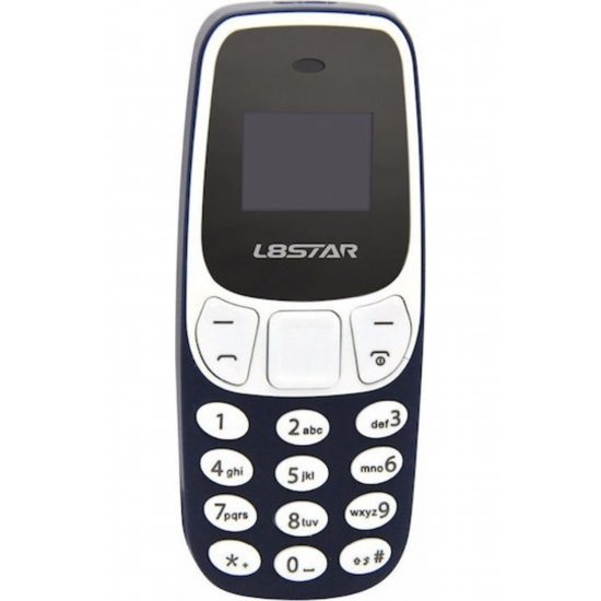 L8STAR BM10 Mini Dual SIM Κινητό με Μπλε Κουμπιά