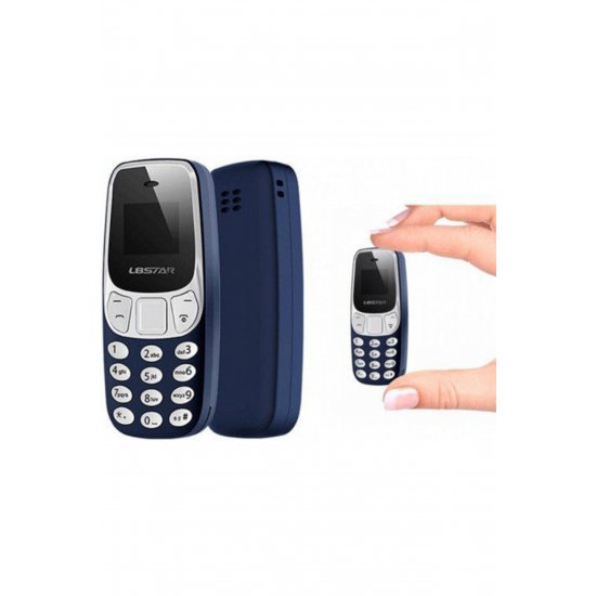 L8STAR BM10 Mini Dual SIM Κινητό με Μπλε Κουμπιά