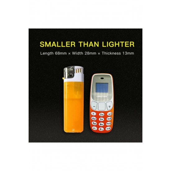 L8STAR BM10 Mini Dual SIM Κινητό με Μπλε Κουμπιά