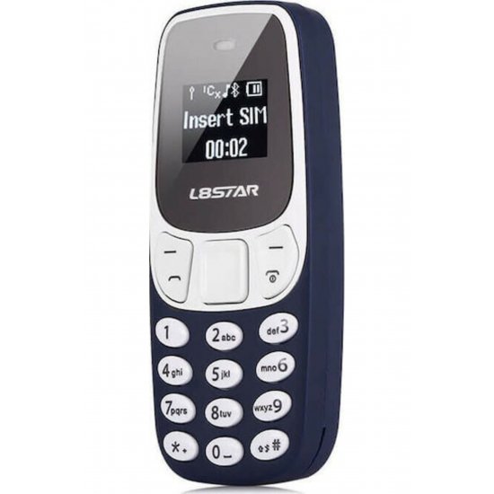 L8STAR BM10 Mini Dual SIM Κινητό με Μπλε Κουμπιά